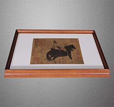 汕尾书画装裱配框服务案例